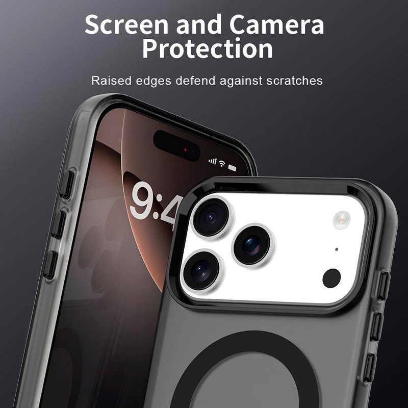 Capa COOL para iPhone 17 Pro Max Magnética Colorful Preto