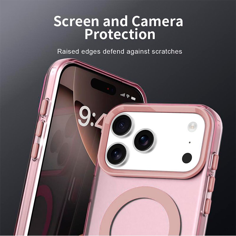 Capa COOL para iPhone 17 Pro Max Magnética Colorful Rosa