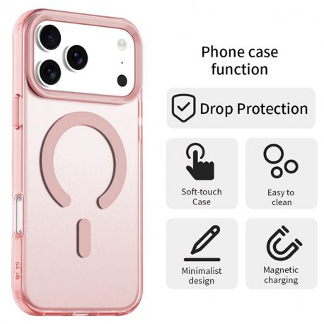 Carcasa COOL para iPhone 17 Pro Max Magnética Colorful Rosa