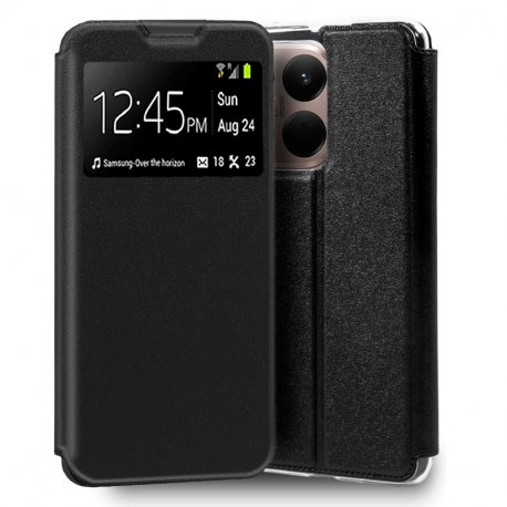 Custodia COOL Flip Cover per Xiaomi 15T Pro Liscio Nero