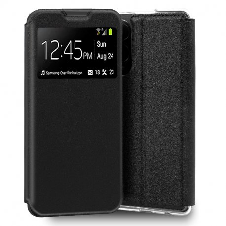 Custodia COOL Flip Cover per Xiaomi Poco M7 Liscio Nero