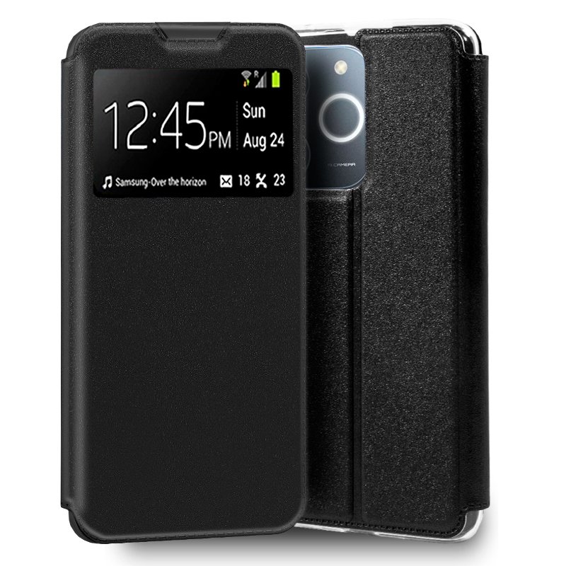 Capa Flip Cover COOL para Realme Note 70T Liso Preto