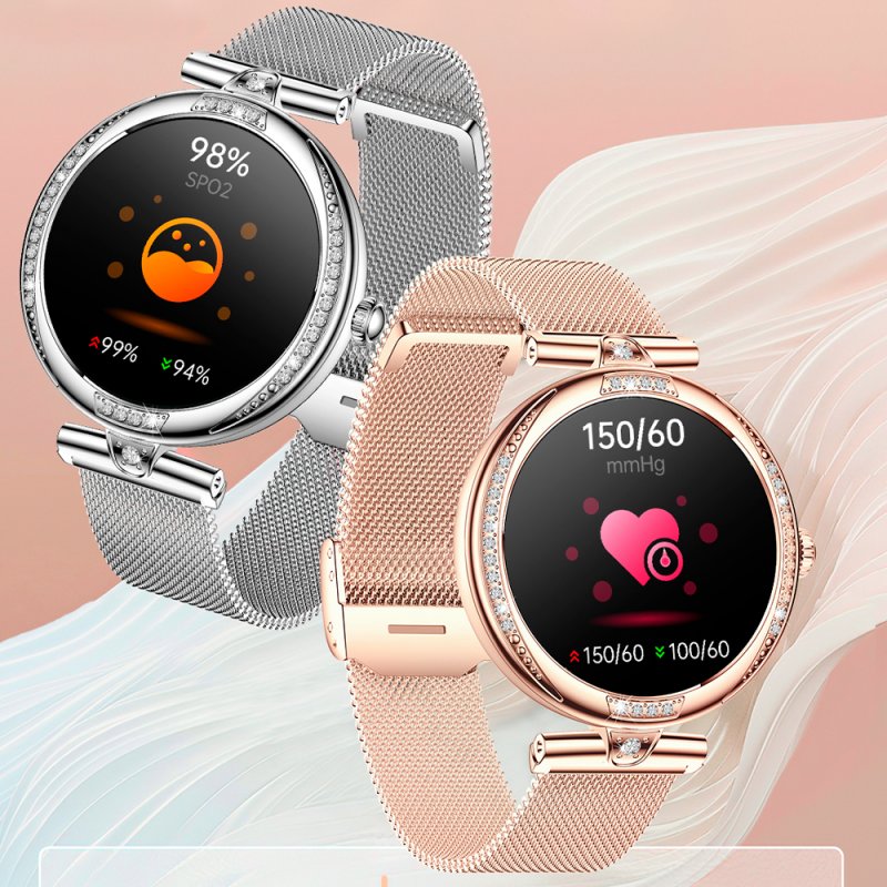 Smartwatch Pantalla Amoled COOL Mónaco + 2 Correas (Llamadas, Salud) Plateado