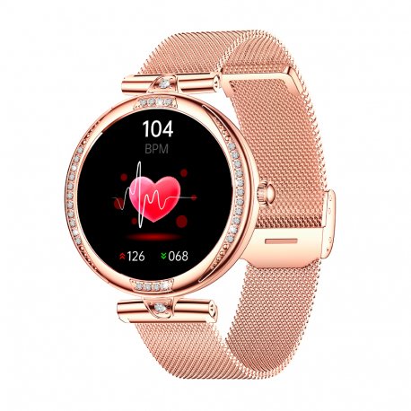 Smartwatch COOL Mónaco + 2 Correas (Amoled, Llamadas, Ultrafino) Rosa Gold