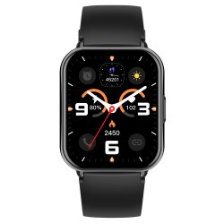 Smartwatch COOL Cascais Silicone Nero (Amoled, Chiamate, Sport, Salute)