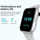 Smartwatch COOL Cascais Silicone Nero (Amoled, Chiamate, Sport, Salute)