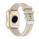 Smartwatch COOL Cascais Silicone Champagne (Amoled, Chiamate, Sport, Salute)