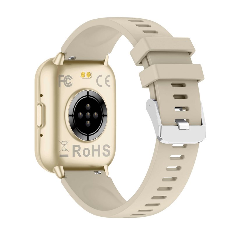 Smartwatch COOL Cascais Silicone Champagne (Amoled, Calls, Health, Sport)