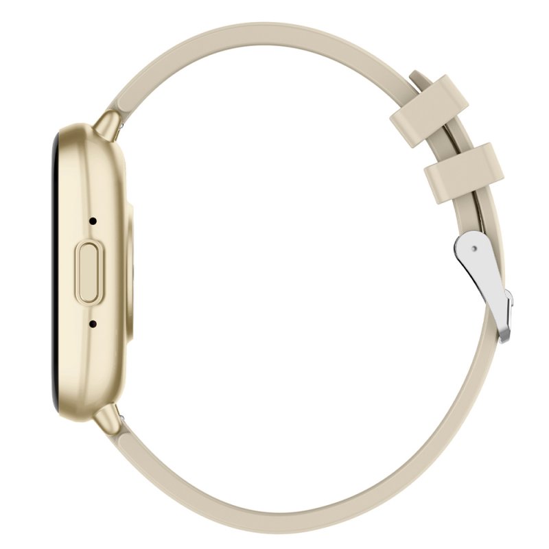 Smartwatch COOL Cascais Silicone Champagne (Amoled, Calls, Health, Sport)