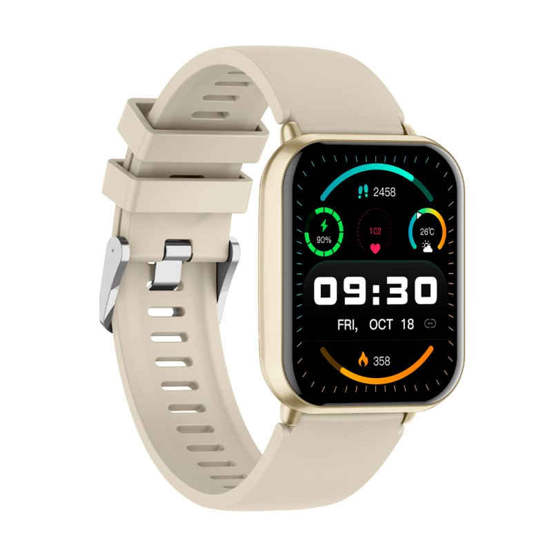 Smartwatch COOL Cascais Silicone Champagne (Amoled, Chiamate, Sport, Salute)
