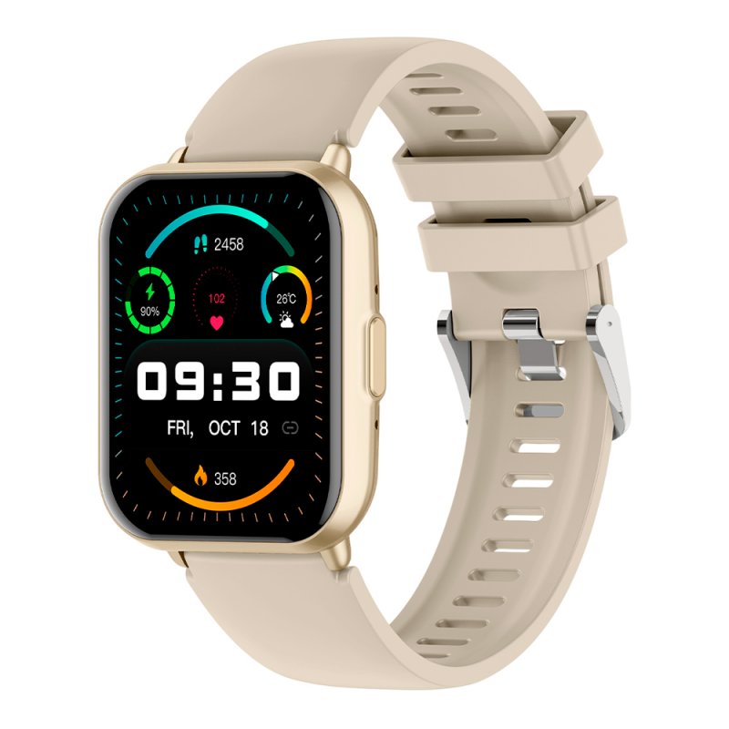 Smartwatch COOL Cascais Silicone Champagne (Amoled, Chiamate, Sport, Salute)