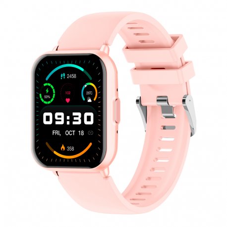 Smartwatch COOL Cascais Silicone Preto (Amoled, Chamadas, Esporte, Saúde)