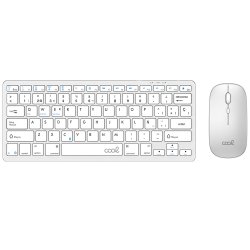 Kit de Teclado + Rato Bluetooth Espanhol para PC COOL Mobility Branco