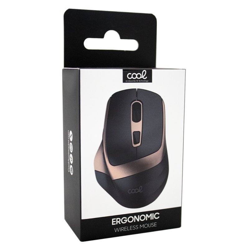 Rato sem fio silencioso COOL ECO Ergonomic Ouro-Preto