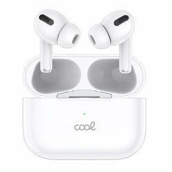 Auscultadores estéreo Bluetooth ANC COOL Chester Branco