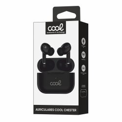 Auscultadores estéreo Bluetooth COOL Chester Preto
