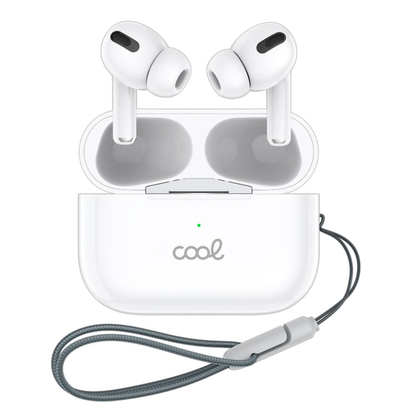 Auscultadores estéreo Bluetooth COOL Chester Branco