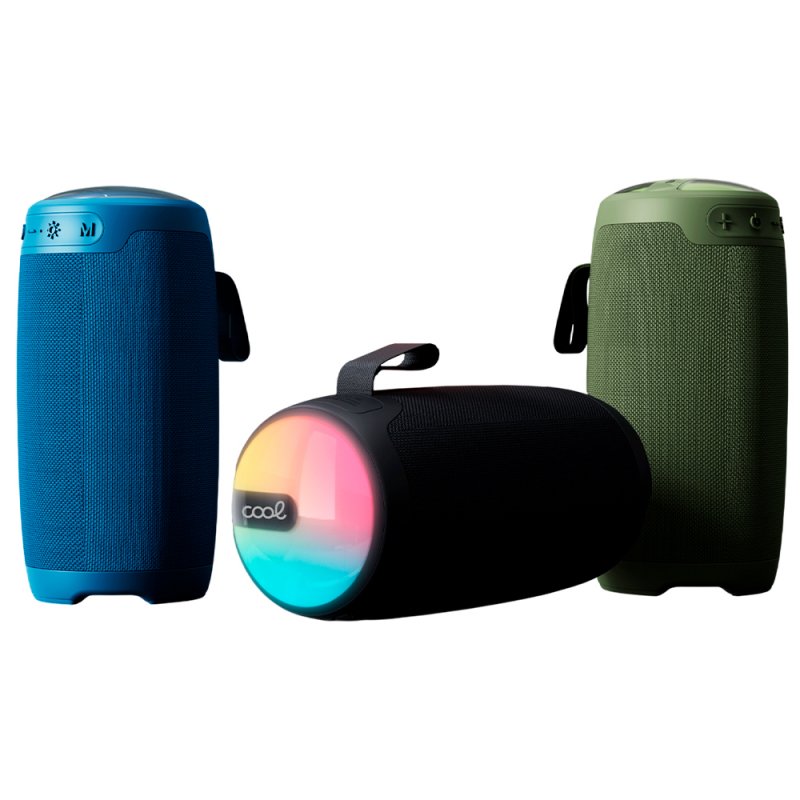 Alto-falante Música Universal Bluetooth COOL Bastard 10W Verde