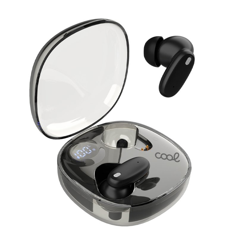 Auriculares Stereo Bluetooth Dual Earbuds COOL Fun Negro