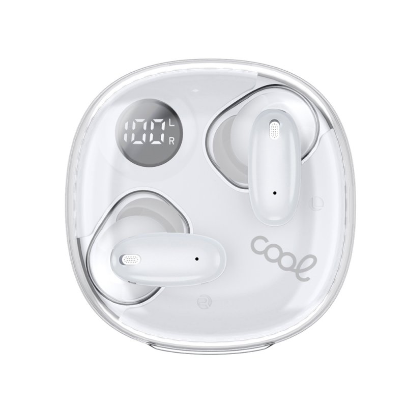 Auriculares Stereo Bluetooth Earbuds COOL Fun White