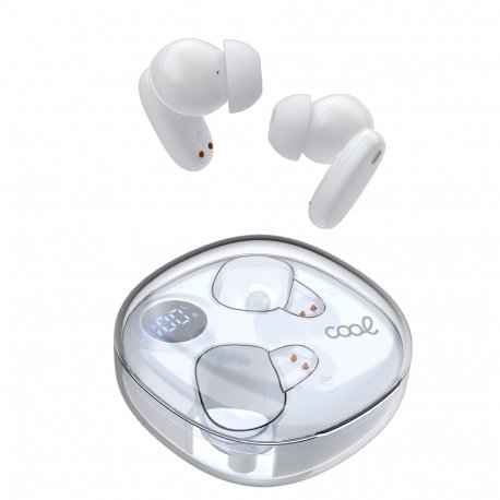 Auriculares Stereo Bluetooth Dual Earbuds COOL Fun Blanco