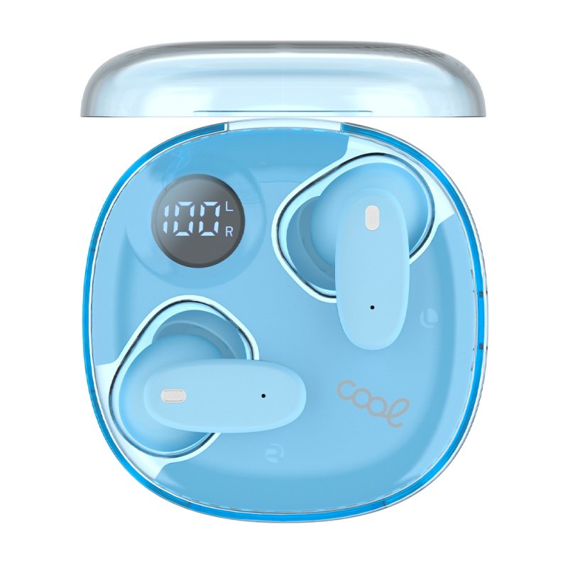 Auriculares Stereo Bluetooth Earbuds COOL Fun Sky Blue