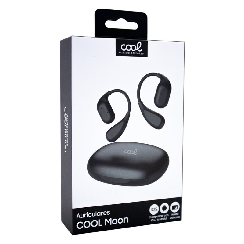Auriculares Stereo Bluetooth Earbuds COOL Moon Dark gray