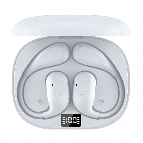 Auriculares Stereo Bluetooth Earbuds COOL Moon Blanco