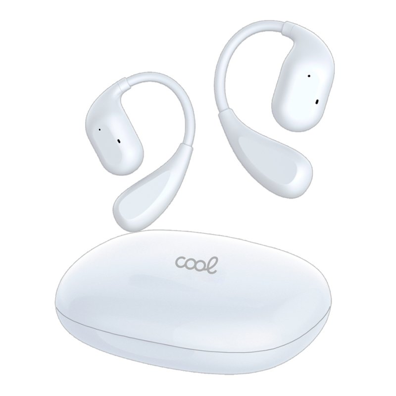 Auricolari Stereo Bluetooth Dual Pod COOL Moon Blanco
