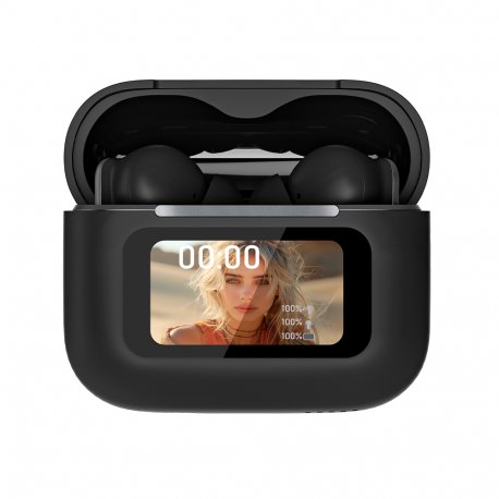 Auriculares Stereo Bluetooth Earbuds TWS COOL Iria AI Negro