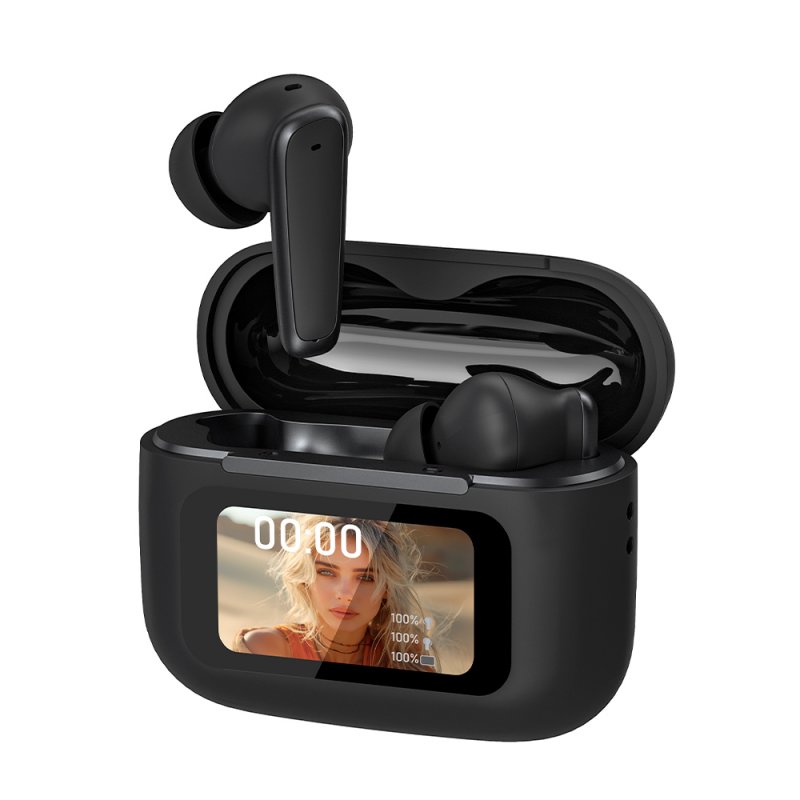 Auscultadores Estéreo Bluetooth TWS COOL Iria AI (ANC, Tradução, IA) Preto