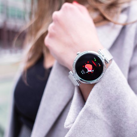 Smartwatch COOL Monaco + 2 Straps (AMOLED, Calls, Health, Sport) Grey