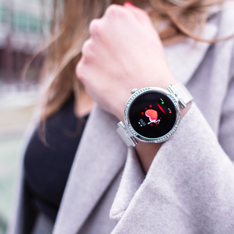 Smartwatch COOL Monaco + 2 Straps (AMOLED, Calls, Health, Sport) Grey