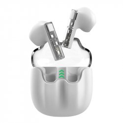 Stereo Bluetooth Headphone Earbuds TWS COOL Vision White