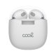 Auriculares Stereo Bluetooth Earbuds TWS COOL Vision Blanco