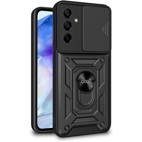 Custodia COOL per Samsung A556 Galaxy A55 5G Hard Ring Nero