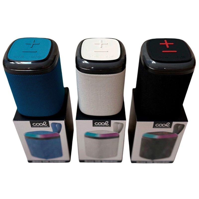 Alto-falante Musica Universal Bluetooth 5W COOL Base TWS Branco