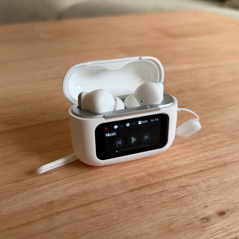 Stereo Bluetooth Earbuds TWS COOL Iria AI Headphones (ANC, Translation, AI) White