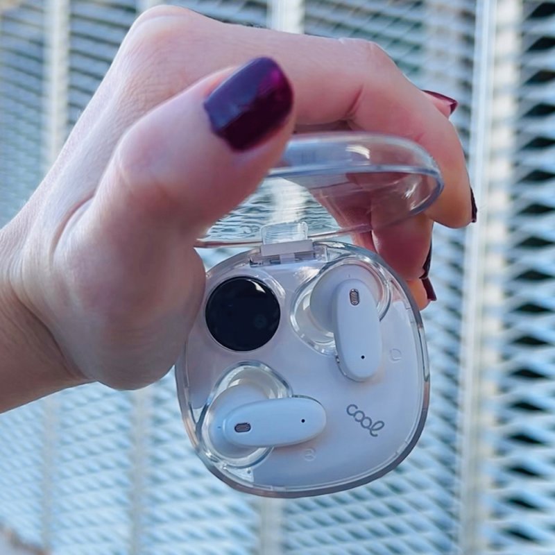 Auscultadores Estéreo Bluetooth COOL Fun Branco