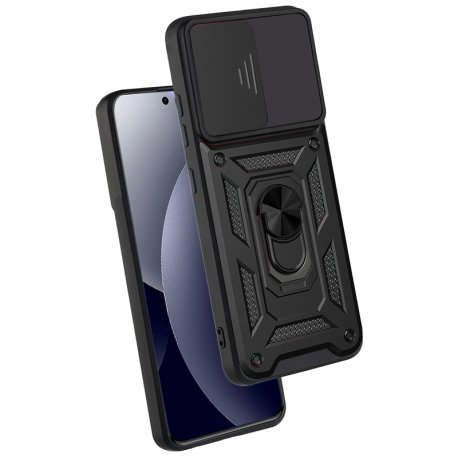 COOL Case for Xiaomi Redmi Note 15 Pro Plus 5G / Poco M8 Pro Hard Ring Black