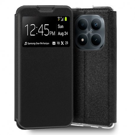 Funda COOL Flip Cover para Xiaomi Redmi Note 15 Pro Plus 5G / Poco M8 Pro 5G Liso Negro
