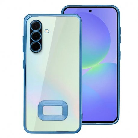 Carcasa COOL para Xiaomi Redmi 13C / 13C 5G / Poco C65 Borde Metalizado (Azul)