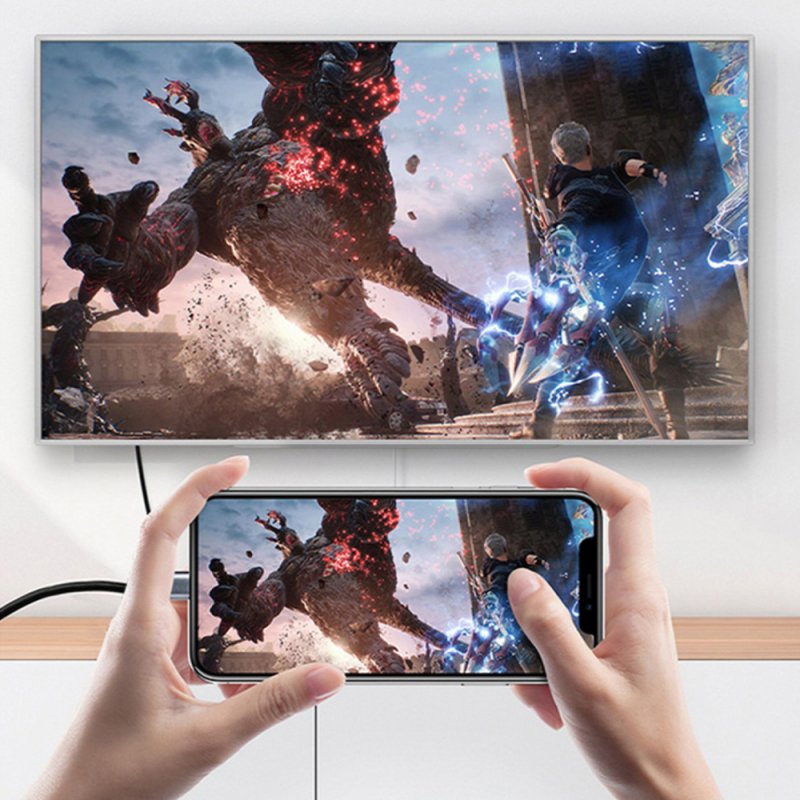 Cabo HDMI para Tipo-C Áudio-Vídeo Universal (1,8 m) Ultra 4K COOL