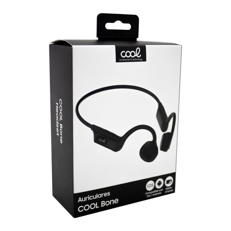 Auriculares Stereo Bluetooth COOL Bone (Bone Conduction) Black