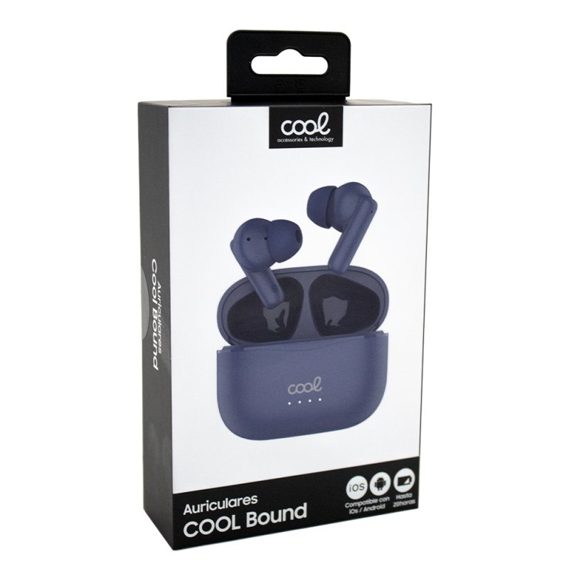 Auricolari Stereo Bluetooth Dual Pod COOL Bound Navy Blu