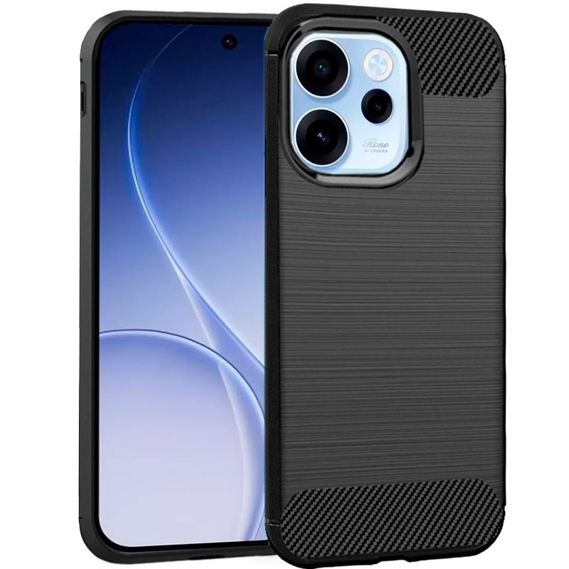 Custodia COOL per Oppo Reno 15 F 5G / 15 FS 5G Carbone Nero