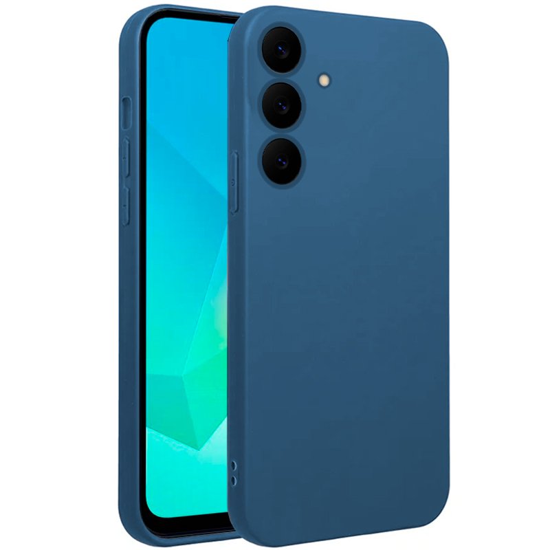 Custodia in silicone COOL per Samsung A165 Galaxy A16 / A16 5G (Blu)