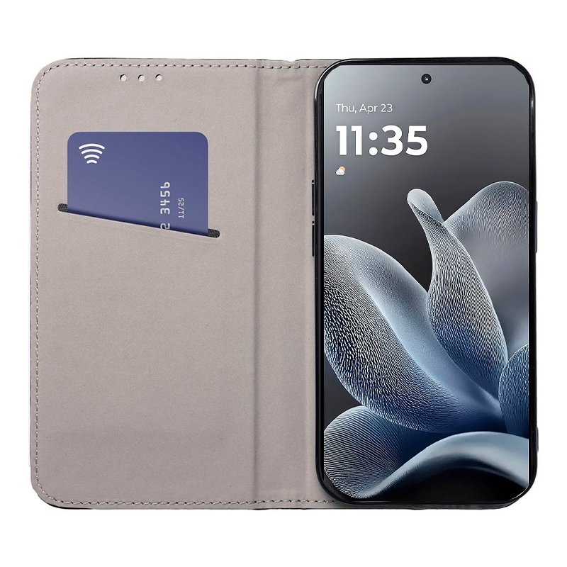 Custodia COOL Flip Cover per Motorola Edge 70 Nero