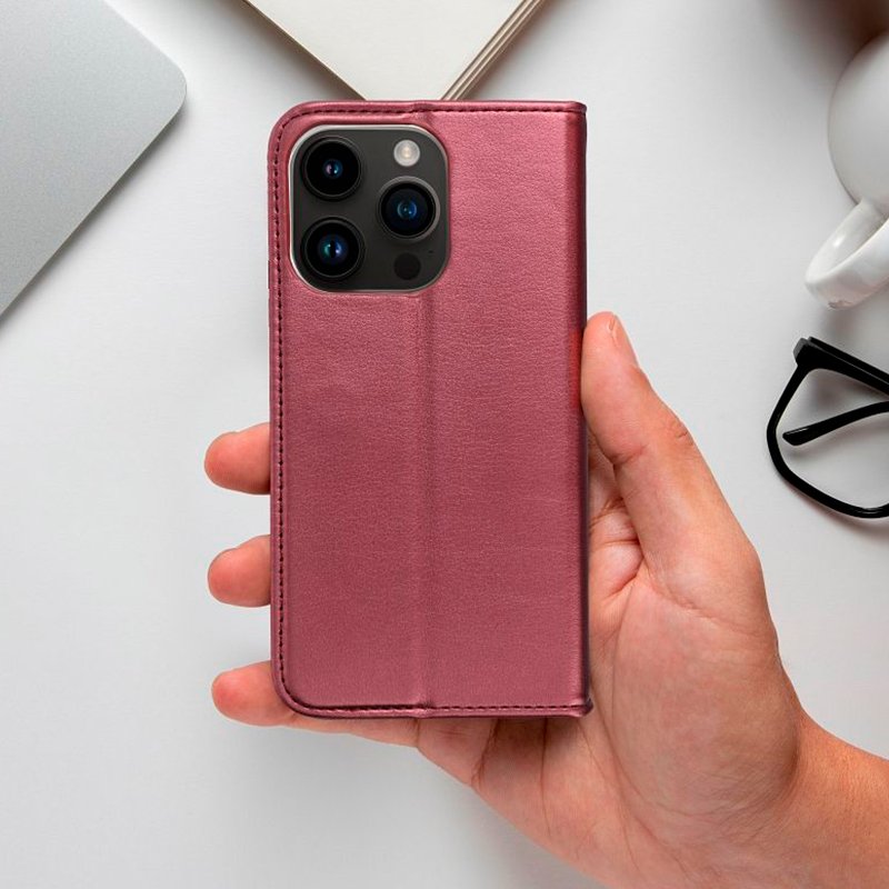 Custodia COOL Flip Cover per Xiaomi Redmi Note 15 5G / Poco M8 5G Burgundy