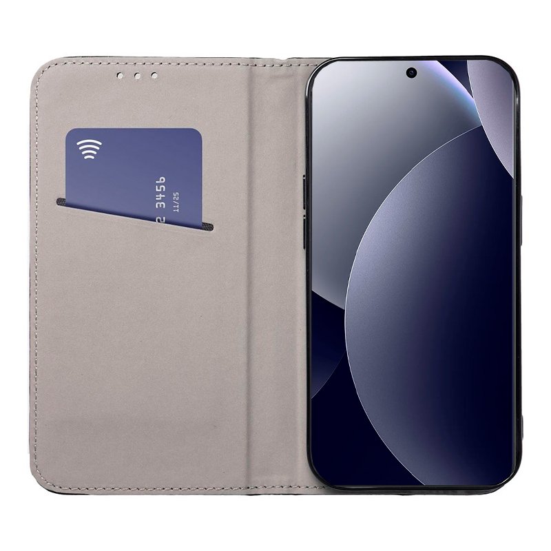 Funda COOL Flip Cover para Xiaomi Redmi Note 15 Pro Plus 5G / Poco M8 Pro 5G Liso Burgundy